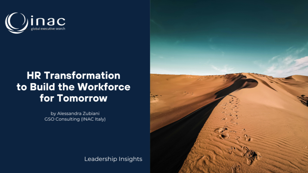 HR Transformation to Build the Workforce for Tomorrow